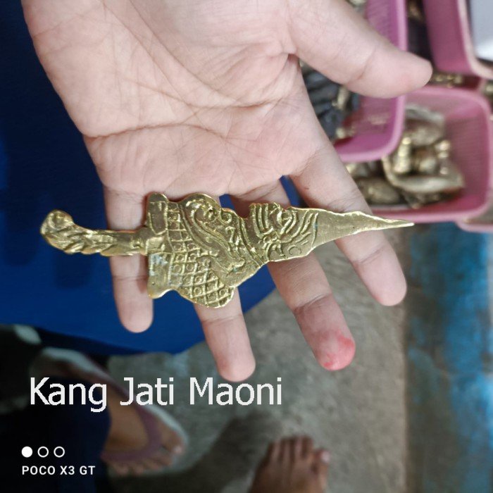 keris semar kuncung kuniingan KJM 1122 Asli Paling Mewah TRE2345