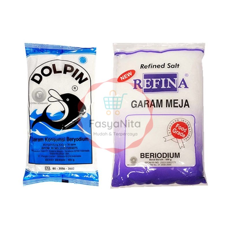 

Garam Masak Beryodium Yodium - Dolpin Refina Miwon Sumatraco