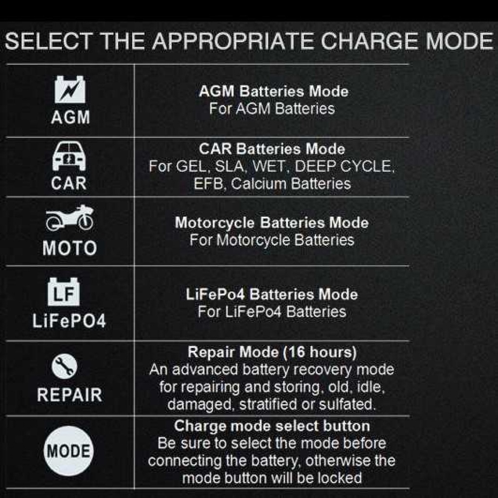 Charger Aki Baterai Kendaraan 12V 24V Mobil Motor Automatic Detection