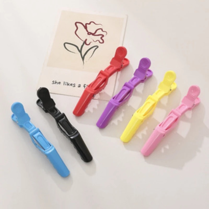 Mandi Shower Makeup Jepit Rambut Permen Warna-Warni Klip Buaya Mode Side bang Hair Pin Hairdressing Clamp Cakar Wanita Styling Fashion Hair Accessorie Korea Klip Rambut Plastik