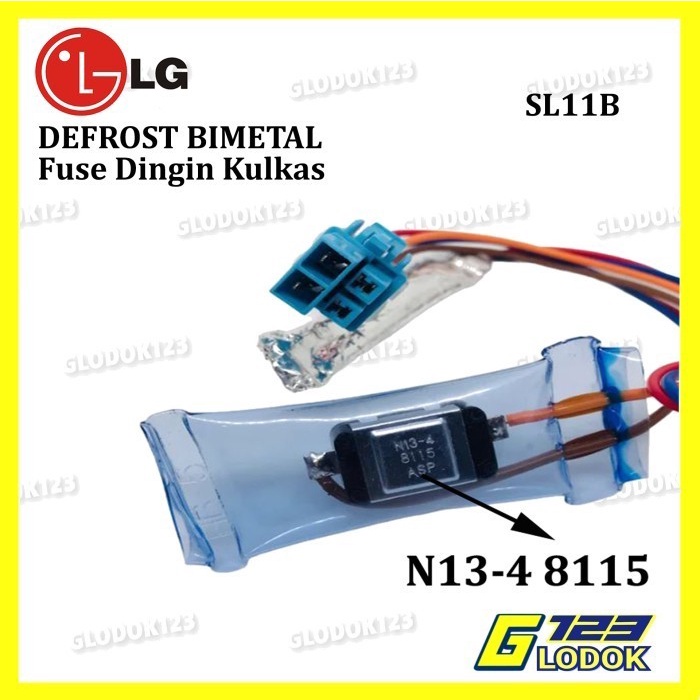 Defrost Bimetal Fuse Kulkas LG Dingin Dalam Luar 4 Kabel Terpisah