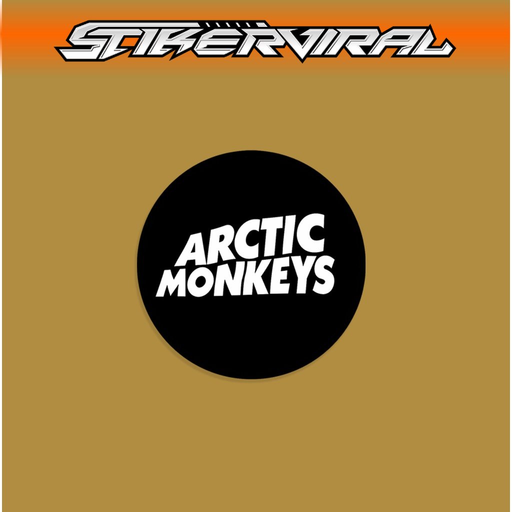 

STIKER GRAFTAC - Logo Arctic Monkey - STIKER AESTHETIC LAPTOP, AKSESORIS HP, ANTI AIR, MOTIF,HELM