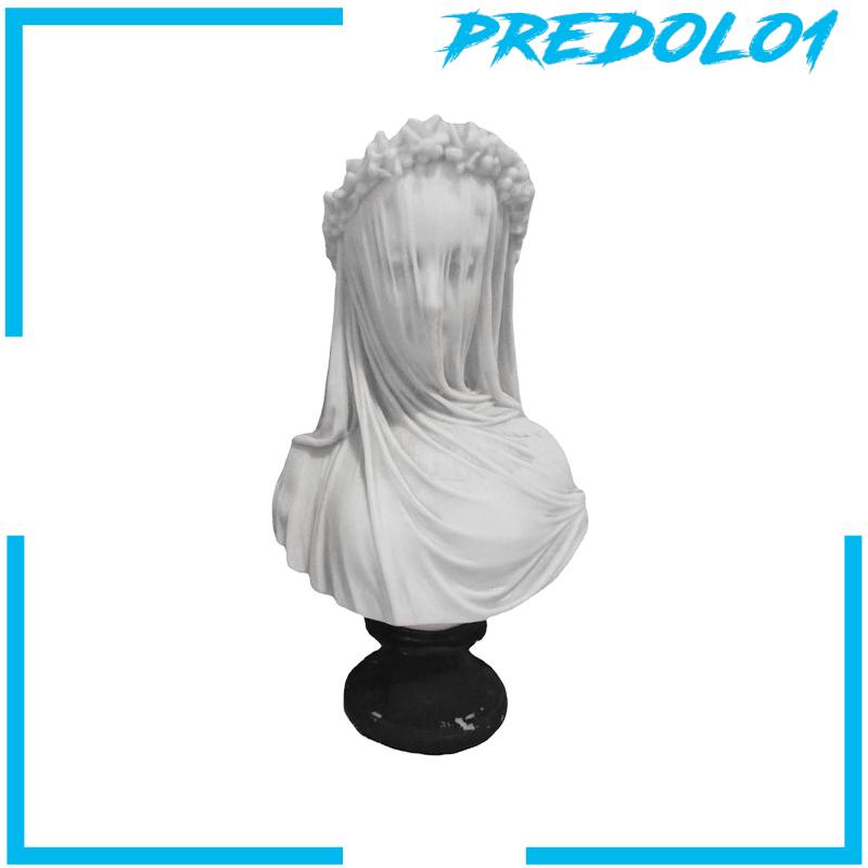 [Predolo1] Patung Lady Bust Bercadar Handmade Miniatur Modern Untuk Kantor Desktop Kamar Tidur