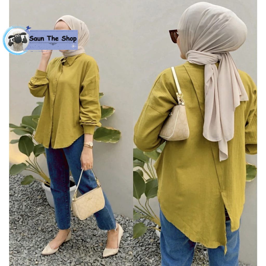 Kemeja Blouse Wanita PREMIUM RAYON DIAMOND - Sita Top RAYON DIAMOND / Mina RAYON Tunik