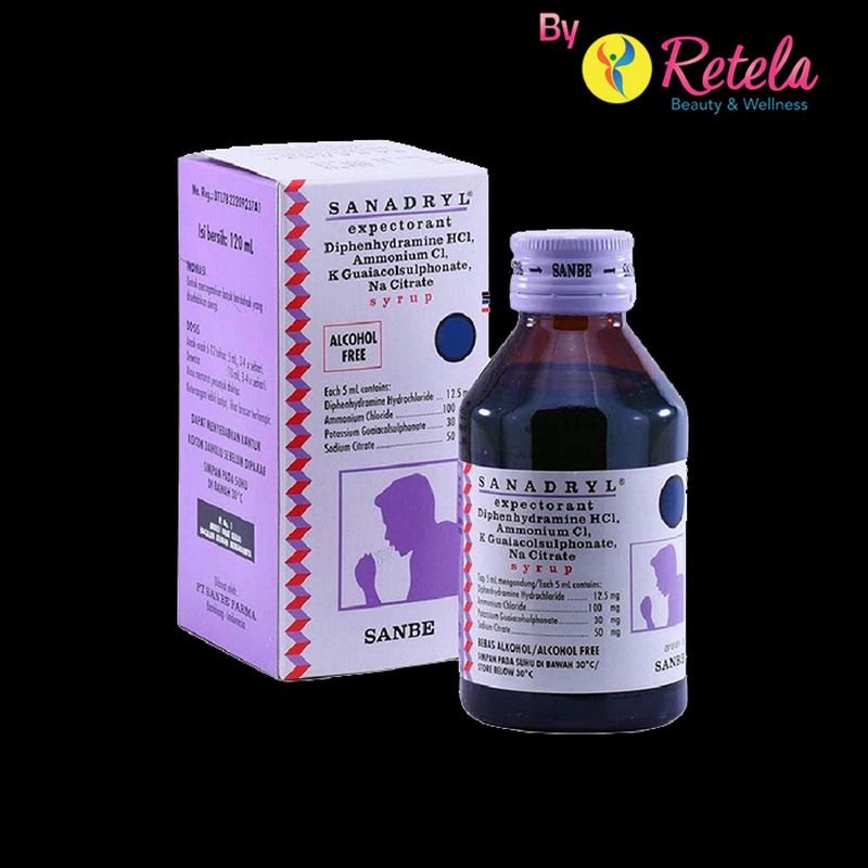 SANADRYL EXPECTORAN SYRUP 120ML