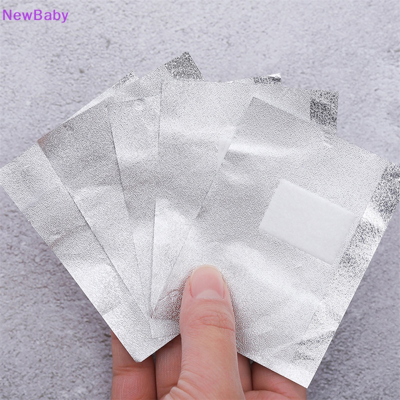 Newbaby 50 /100PCS Aluminium Foil Bungkus Kuku Art Soak Off Gel Remover Manicure Cleaner ID