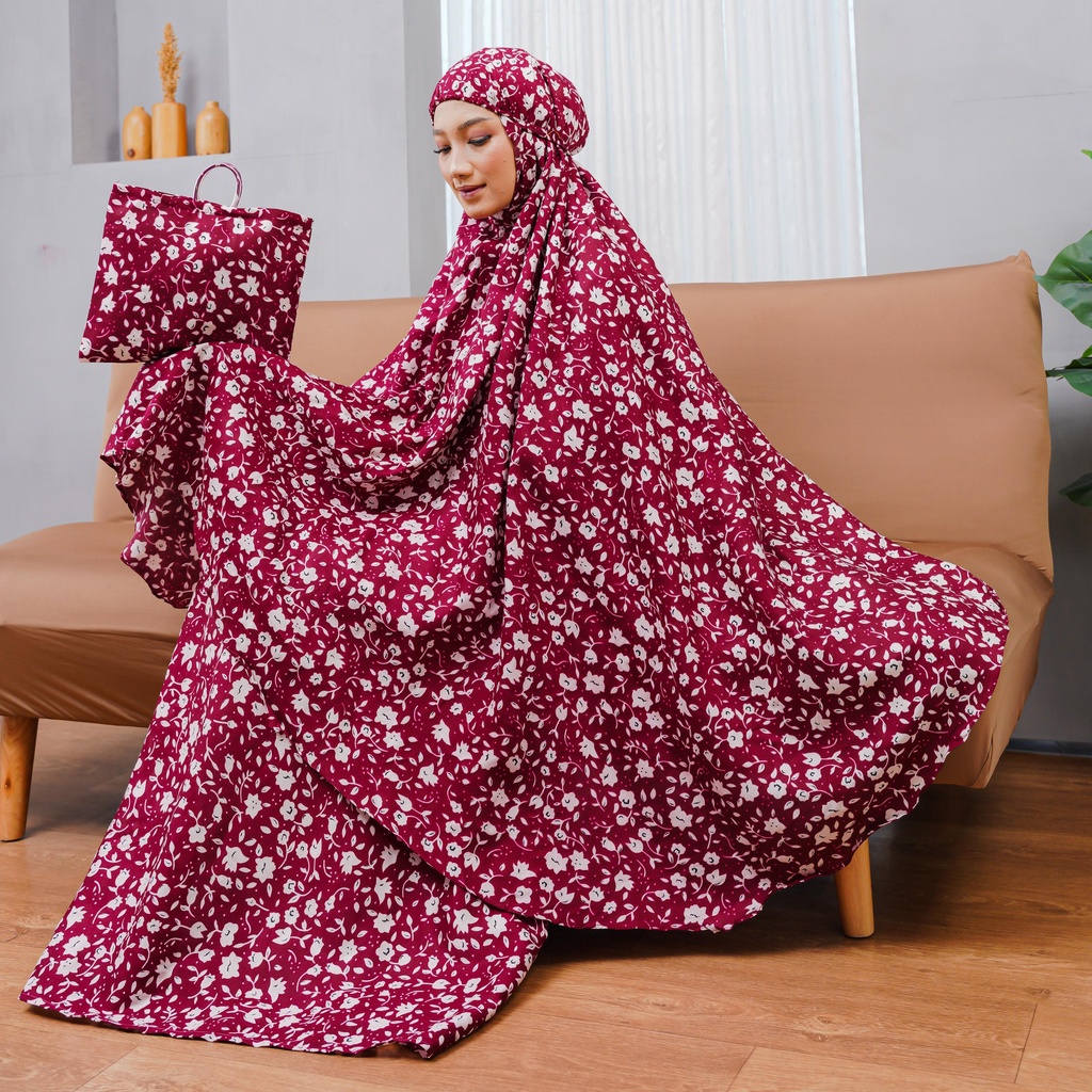 Mukena Dewasa Bali Katun Rayon CHERYL All Over By Putri Dania