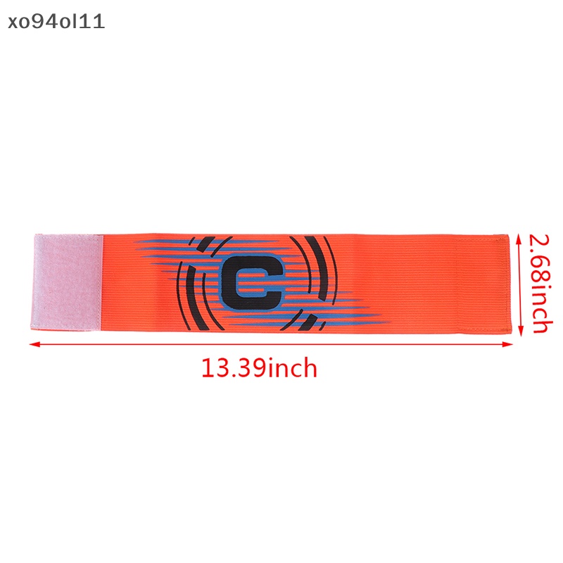 Xo Captain Ban Lengan Warna Warni Football Soccer Flexible Adjustable Player Armband OL