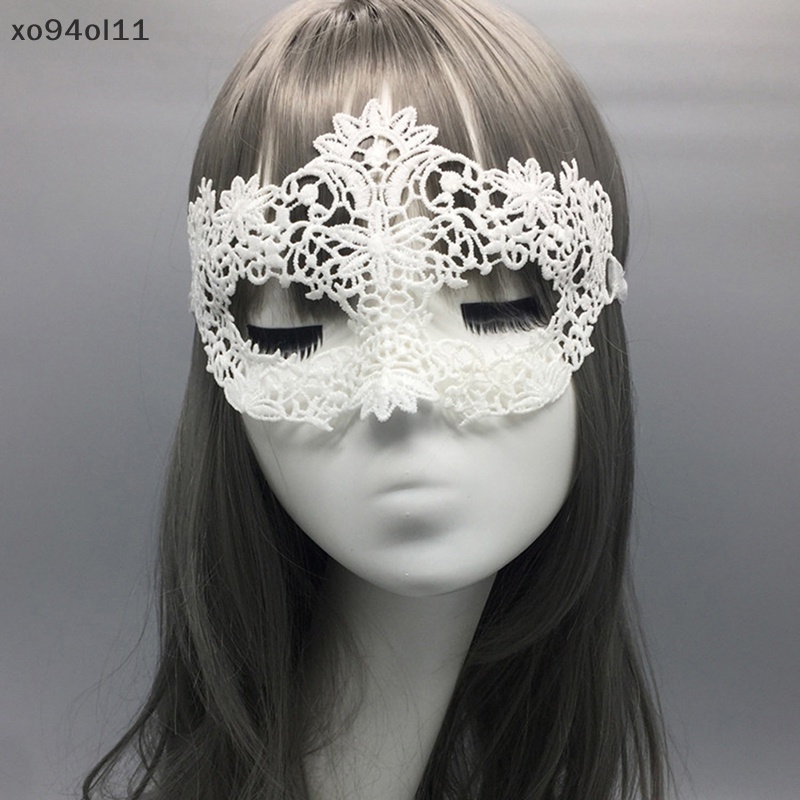 Xo Sexy Berongga Renda Masquerade Bronzing Masker Wajah Pesta Putri Cosplay Prom Props OL