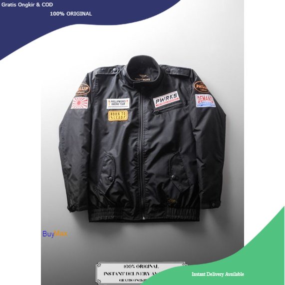 Phillipworks Kamikaze Black Racing / BuyMax / Phillip Works / Jaket PhillipWorks