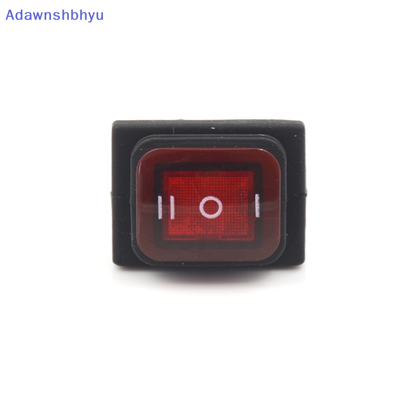 Adhyu Merah 3posisi 6Pin DC 12V Tahan Air Mobil Perahu LED Rocker Switch Latching ID