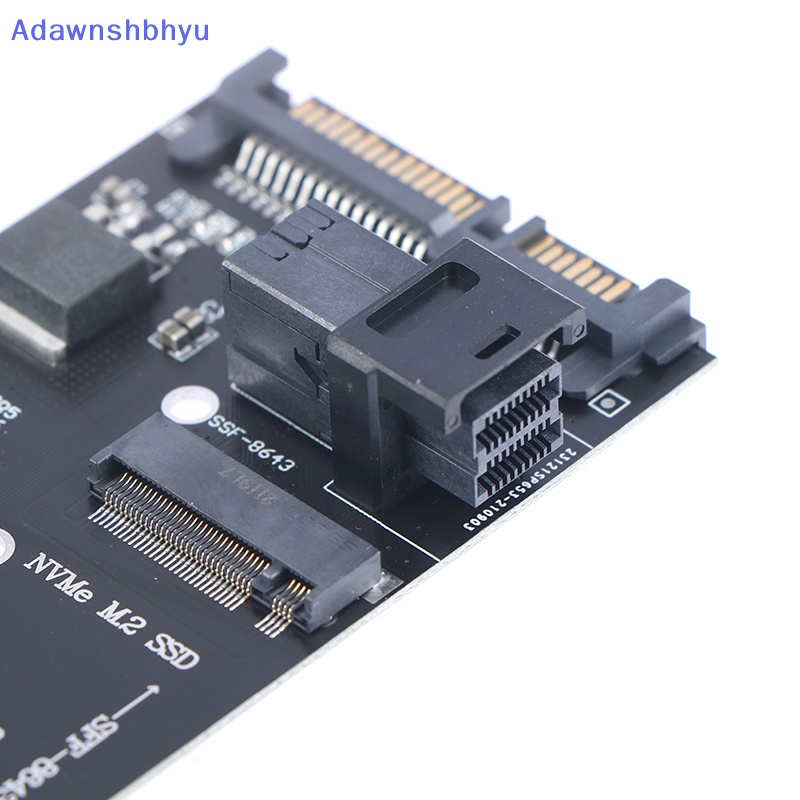 Adhyu 22Pin SATA M.2 SSD Adapter SFF-8643 Ke NVMe M.2 NGFF SSD Untuk Mainboard ID