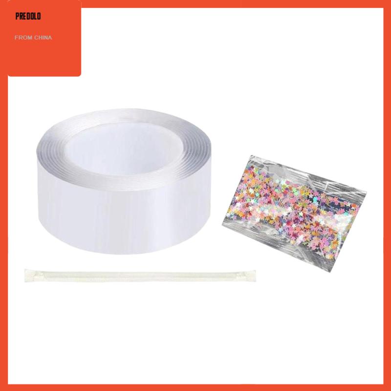 [Predolo] Nano Bubble Tape Mainan Super Elastis Bubble Blowing Tape DIY Mainan Nikmat Pesta fitshoid 100cmx3cmx0.1cm