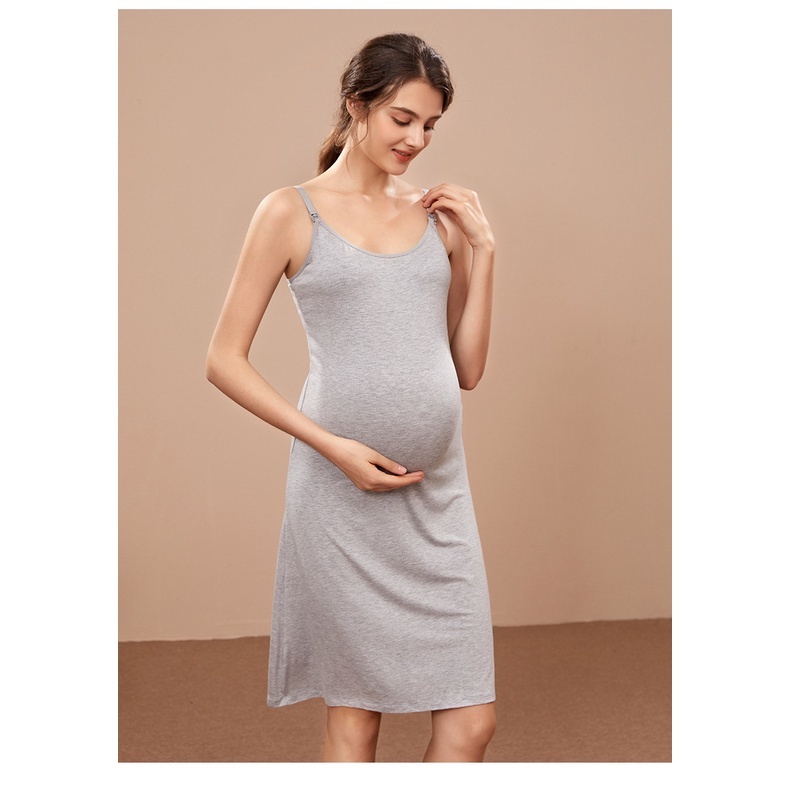 Maternity tank top dress menyusui