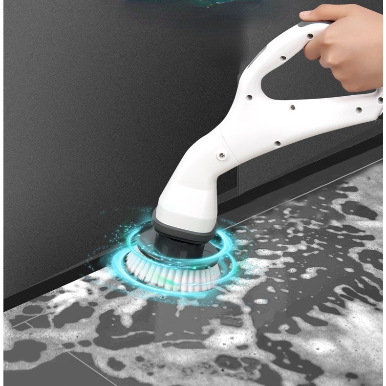 15 ANS-8038 Multifunction Electric Brush Rechargable - Sikat Elektrik
