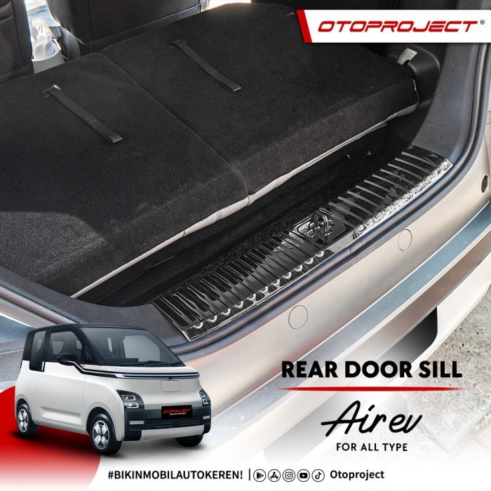 Otoproject Rear door sill plate pintu bagasi Wuling Air EV