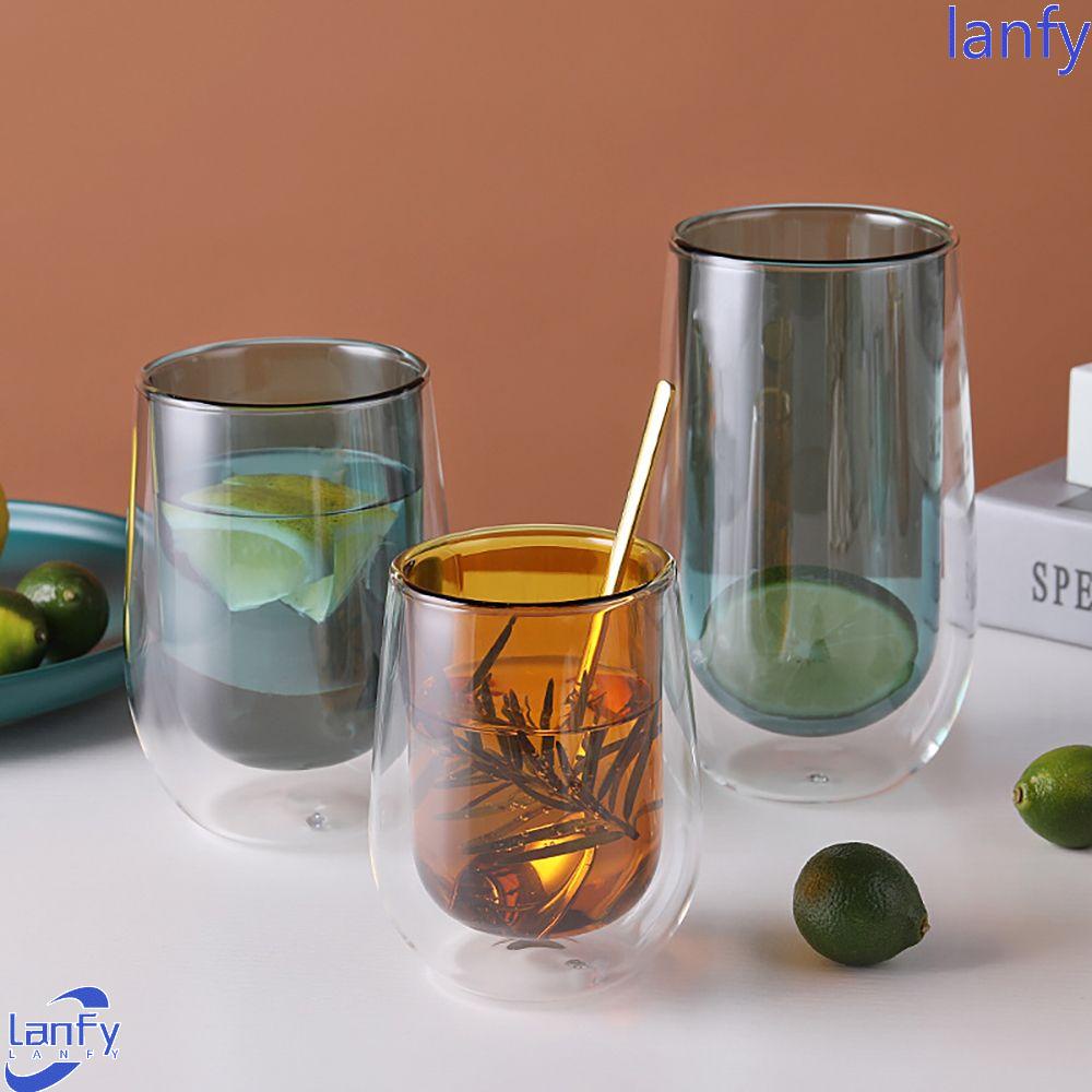 Lanfy Gelas Mug 200~400ml Tahan Panas Minum Handmade Untuk Susu Jus Teh Whiskey Coffee Mug