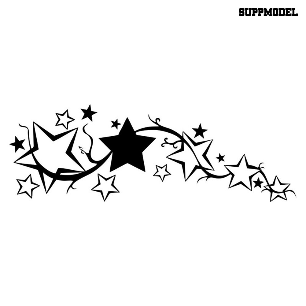 [SM]Bright Star Stiker Jendela Mobil Motor Truck Body Decal Reflektif Dekor