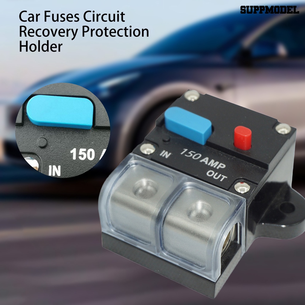 [SM] Sekering Sirkuit-Holder Saklar Tipe Mudah Dipasang Perlindungan Tahan Api Yang Efektif Tahan Panas Kekuatan Tinggi Pemulihan Otomatis Pemutus Arus Aksesori Mobil