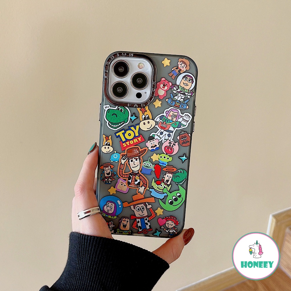 IPHONE Casing Ponsel Mario Game Kartun Kompatibel Untuk Iphone14 13 12 11 Pro Max XR XS 7 8plus Toy Story Frosted Shockproof Back Cover