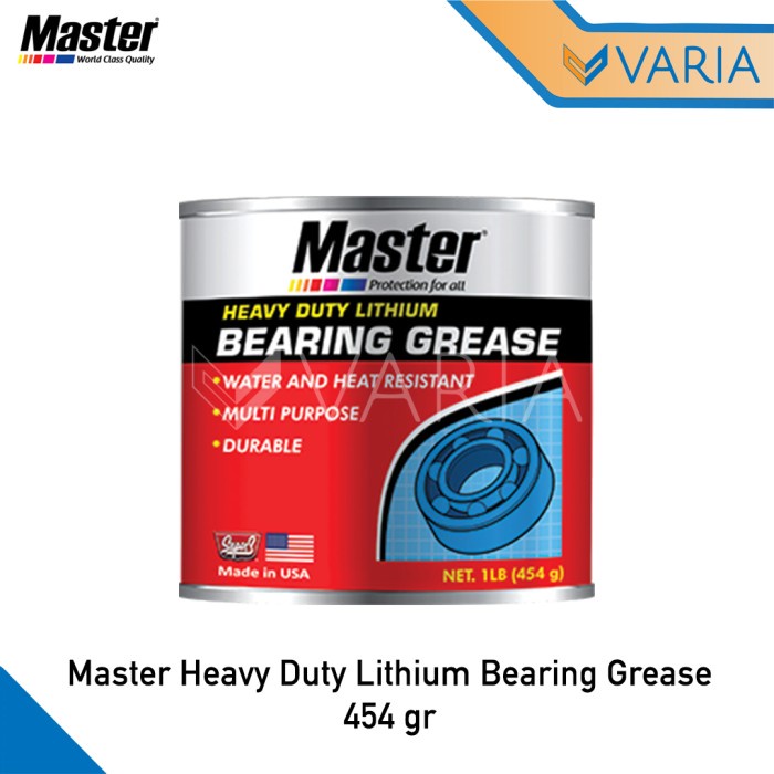 Master Heavy Duty Bearing Grease 1 lb 454 gr Stempet EP 3 NLGI 3