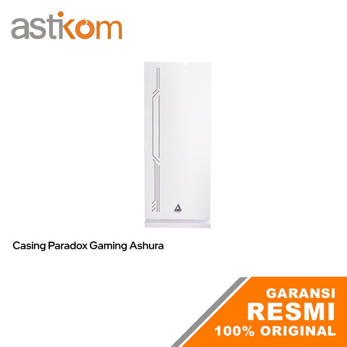 Casing PC Paradox Gaming ASHURA White ATX Free 1 Fan