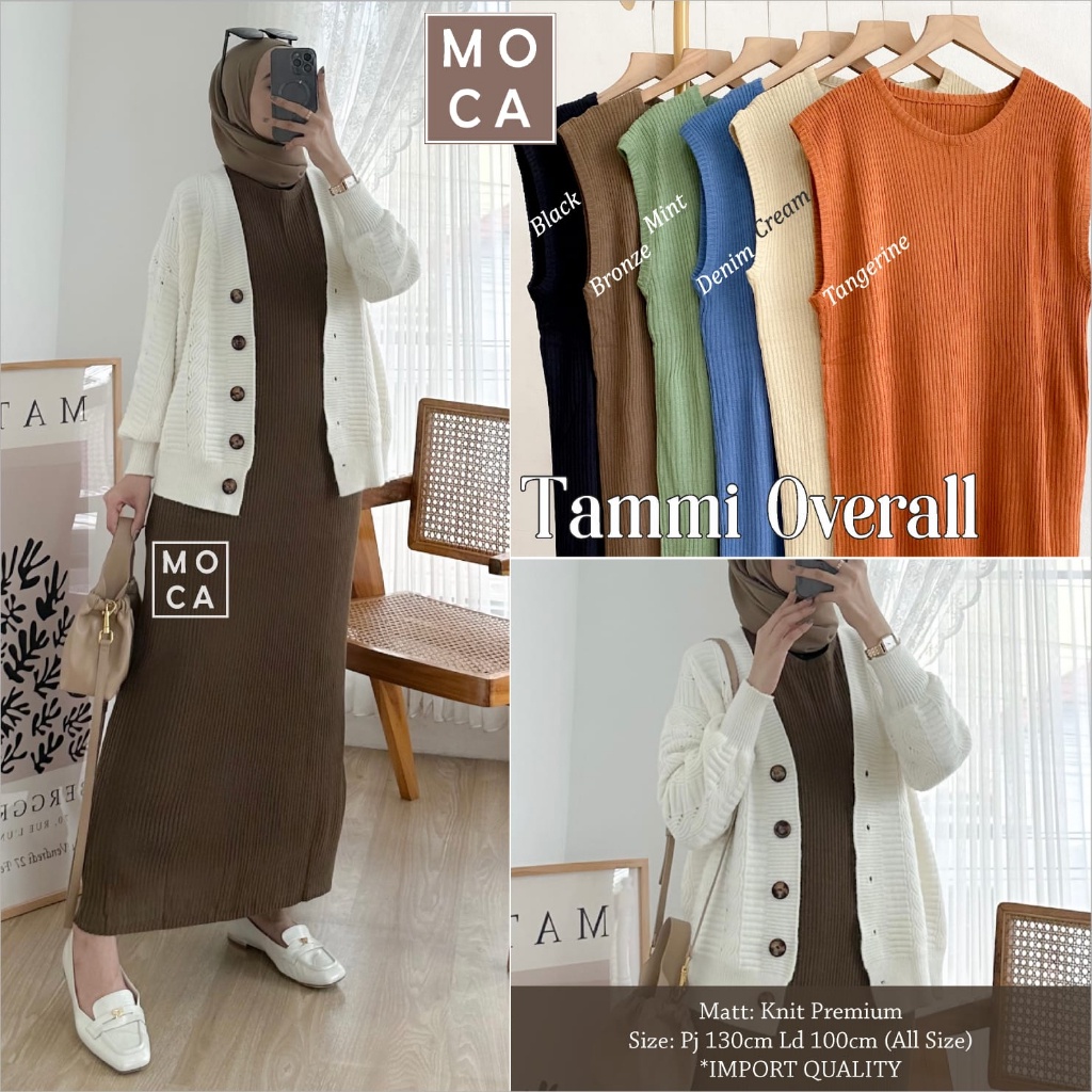 Tammi Overall ORI MOCA | Ld100 Knit Premium