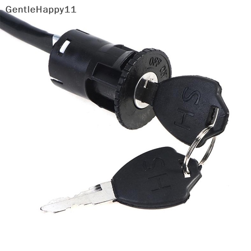 Gentlehappy Kunci Power Lock Mobil Listrik Saklar Universal Sepeda Elektrik Skuter Aksesori Untuk E-bike Gantungan Kunci Ring Lock Plastik Power Lock id