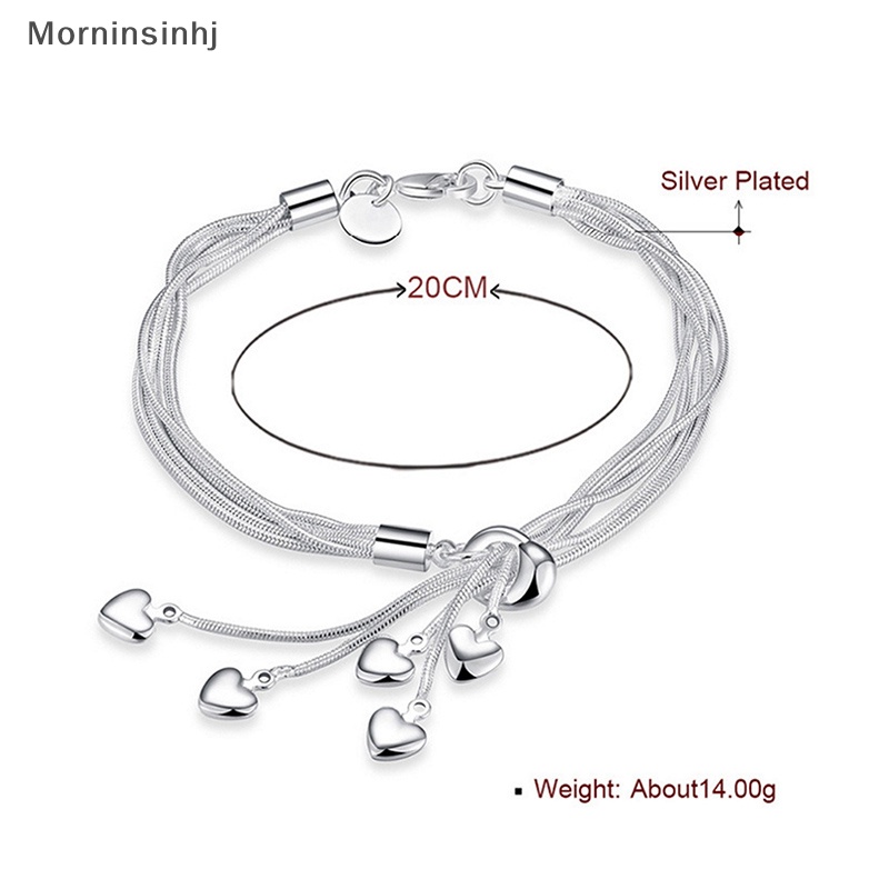 Mornin Wanita Gelang925 Sterling Silver Perhiasan Rantai Ular Wanita Top Quality id