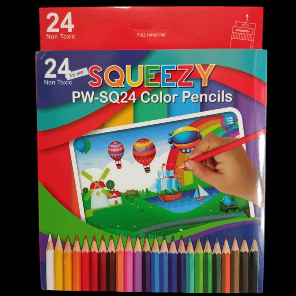 

pensil warna squeezy panjang 24 warna