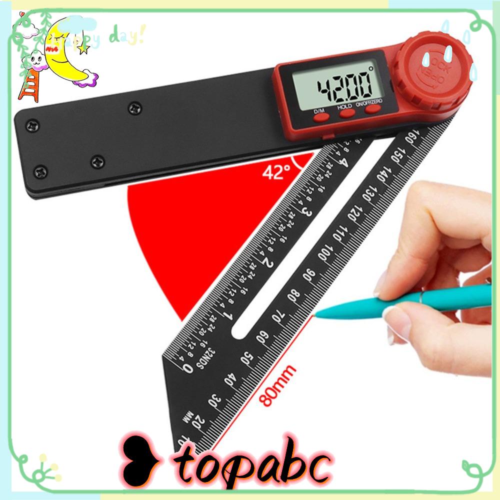 TOP Digital Display Mini Multi Fungsi Marking T-Ruler Penggaris Sudut Penggaris Sudut Bergerak