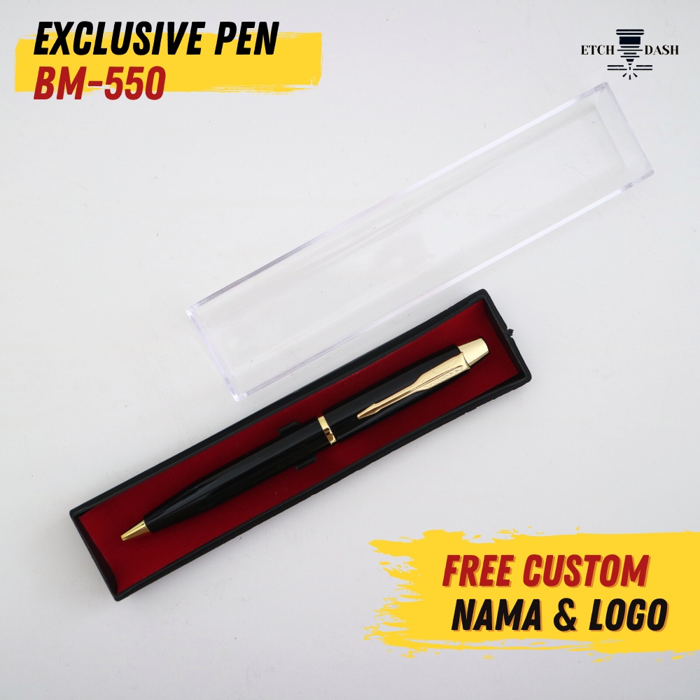 

Pulpen Hadiah Perusahaan Free Grafir Nama dan Logo pada Pulpen - Exclusive Pen BM-550