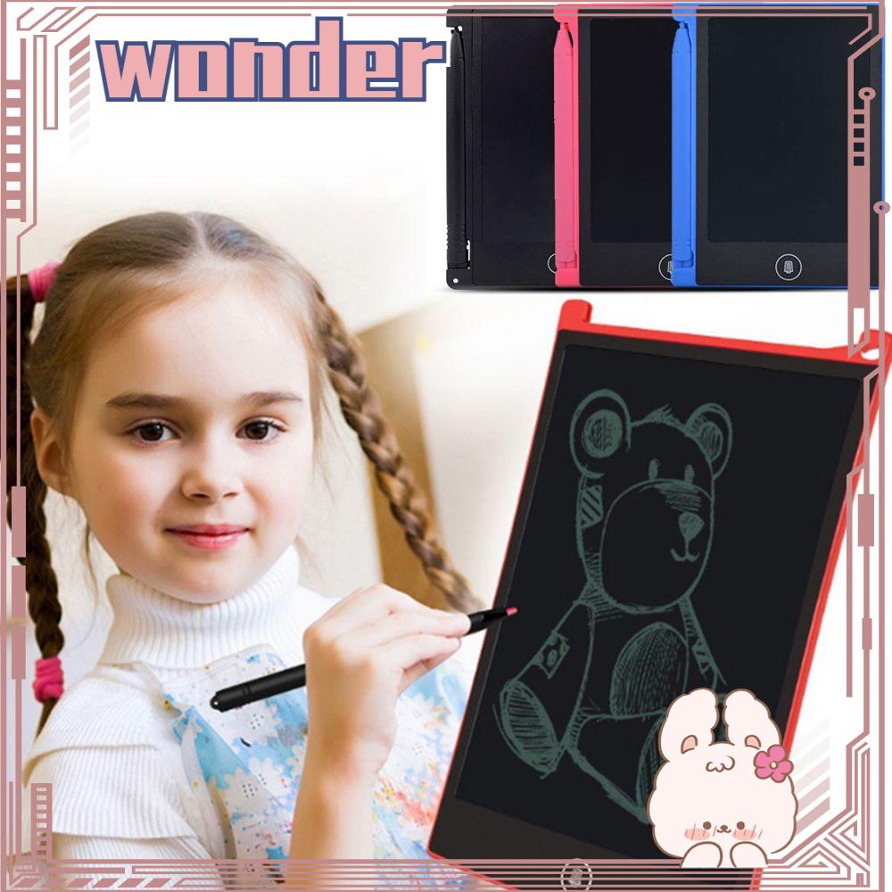 WONDER Tablet Tulisan LCD 4.4 Inch Portable Notepad Paperless Sketchpad Papan Gambar