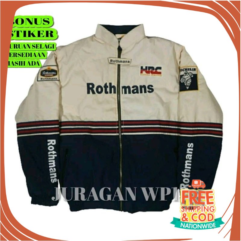 JAKET OOTD KONSER OOTD CAFE/ JAKET HONDA HRC ROTHMANS