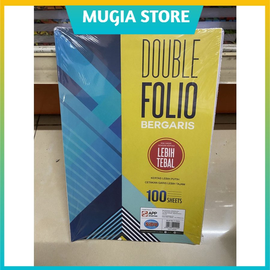 SIDU DOUBLE FOLIO BERGARIS 100 / DOUBLE FOLIO / FOLIO GARIS