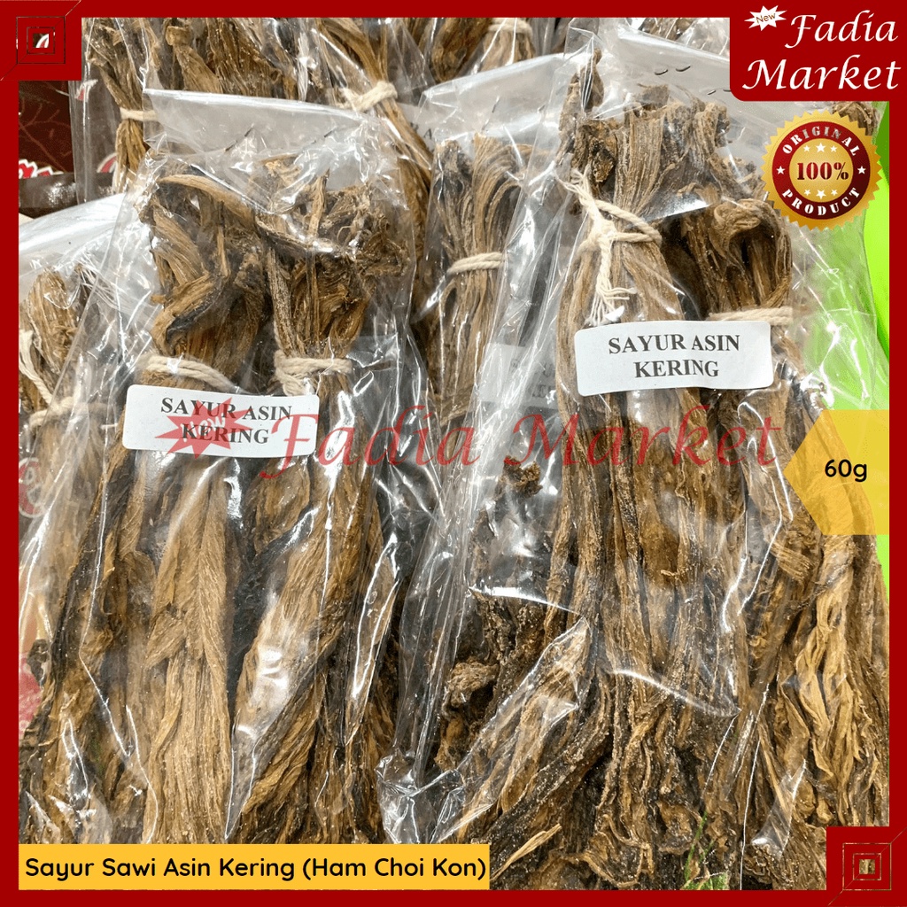 

Sayur Sawi Asin Kering Super/Ham Choi Kon 60g
