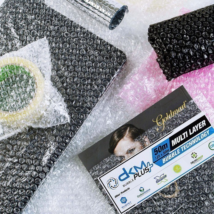 

Plastik Bubble Wrap 125cm x 50m DKMPLUS Bubblewrap GOJEK /ROLL - Bening