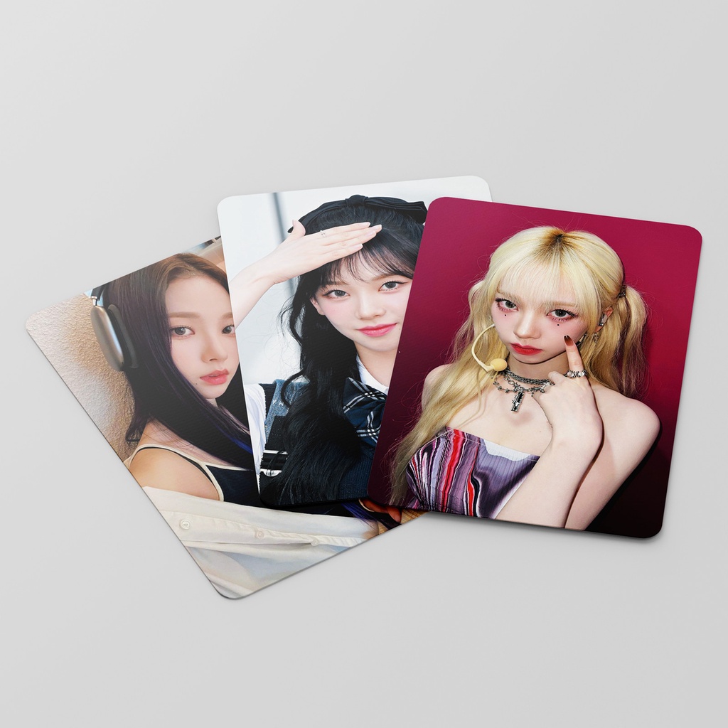 55pcs /box KARINA AESPA Photocards Album MY WORLD Kartu Lomo Kpop Postcards