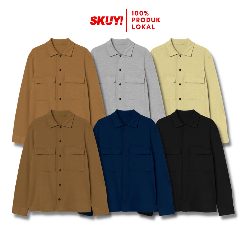 Skuy Shacket Jaket Polos | Article vol I