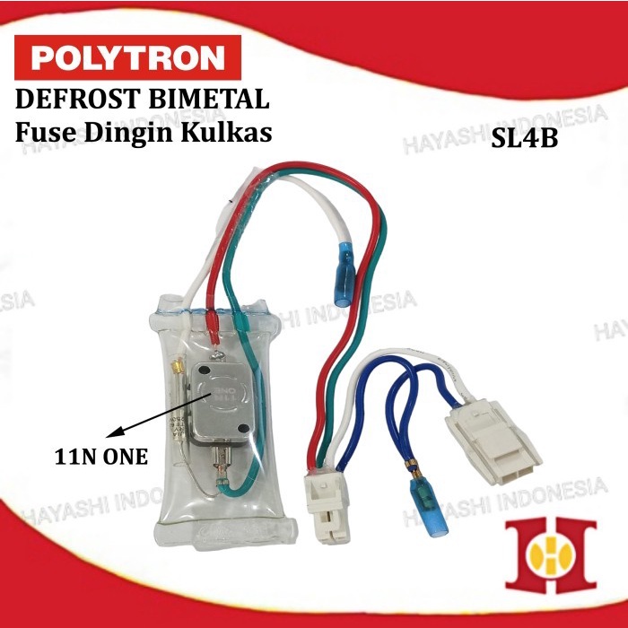 Defrost Bimetal Fuse Pius Dingin Kulkas POLYTRON 2 Pintu Original 11N