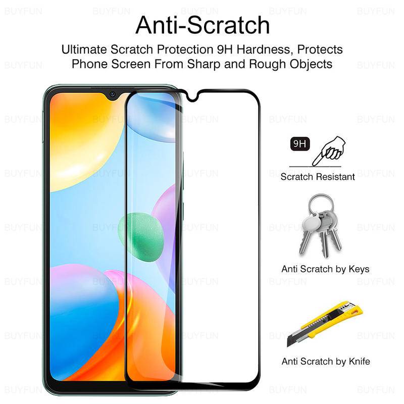 Untuk Redmi10 9 Power 5a2 A1 Plus 9t 9i 9c 9at 8 7a 6a 5a 4a 2pcs 9d Cover Lem Tempered Glass Untuk Redmi 11 10 9 4 Prime 10x8a 7 6 Pro 12c 12 10a 10c