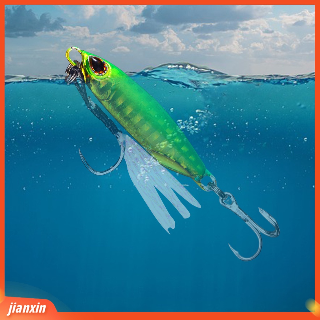 (In Stock) 16g Umpan Umpan Penampilan Realistis Simulasi 3D Fisheye Tajam Kait Warna Terang Mudah Menghilangkan Alat Pancing Perahu Memancing Jig Lure Untuk Outdoor