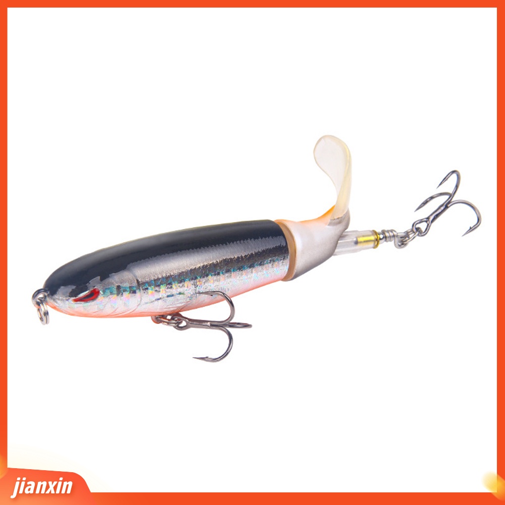 (In Stock) 10cm Outdoor Rotating Tail Floating Hard Umpan Pancing Lures Tackle Kait Tajam