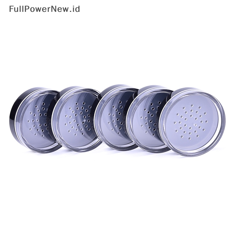 Power Kosong Isi Ulang Kosmetik Jar Pot Loose Face Powder Sifter Case Kotak Bedak ID