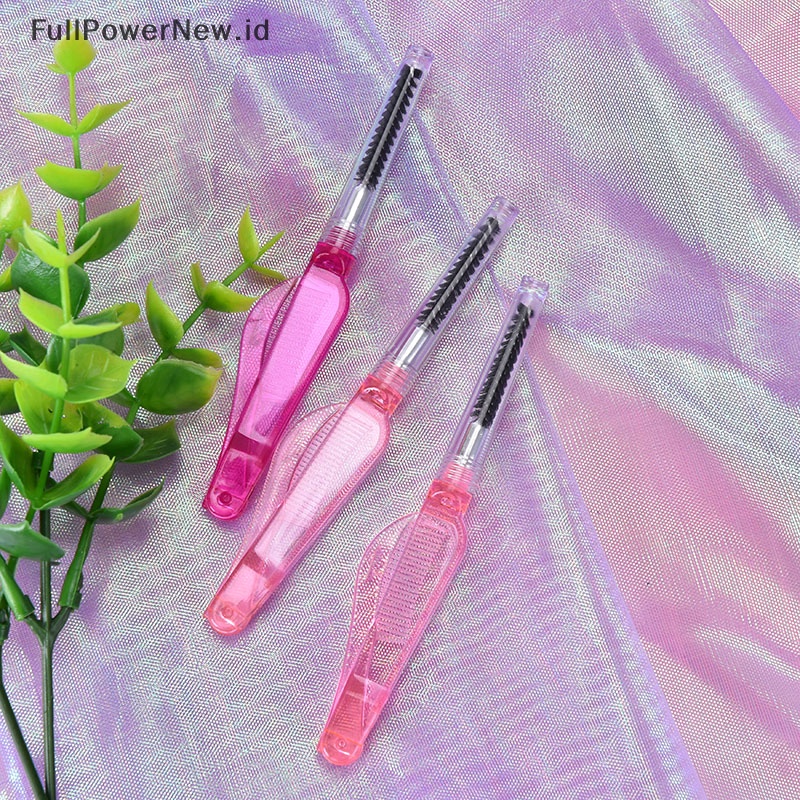 Power 1X eyelash extension Sisir brush lash Alis Kosmetik makeup supply Alat ID