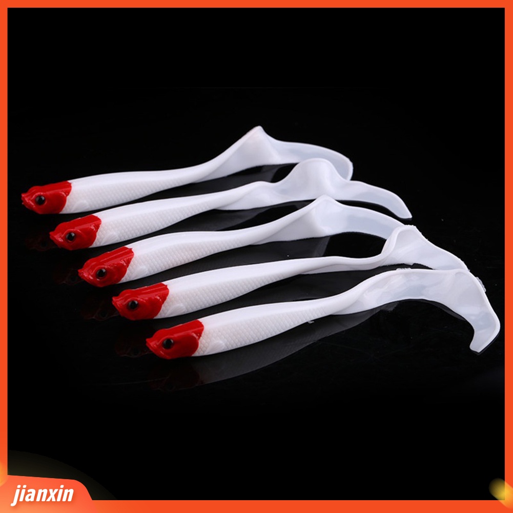 (In Stock) 5Pcs /Set 13cm Buatan Lembut PVC Lure Ikan Umpan Pancing Tackle Alat Aksesoris