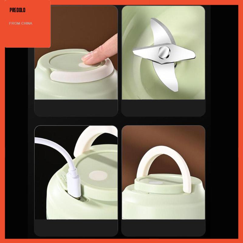 [Predolo] Blender Portable USB 400ml Blender Multifungsi Untuk Dapur Piknik Kantor