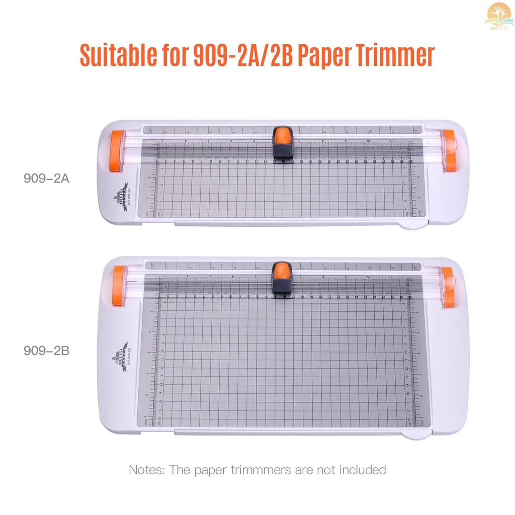 In Stock JIELISI A4 Kertas Trimmer Pengganti Pisau Desktop Paper Cutter 12.2 Inch Panjang Pemotongan Hidden Cutting Head Untuk Kerajinan Kertas Kartu Foto Kertas Laminasi Scrapbook 5PCS