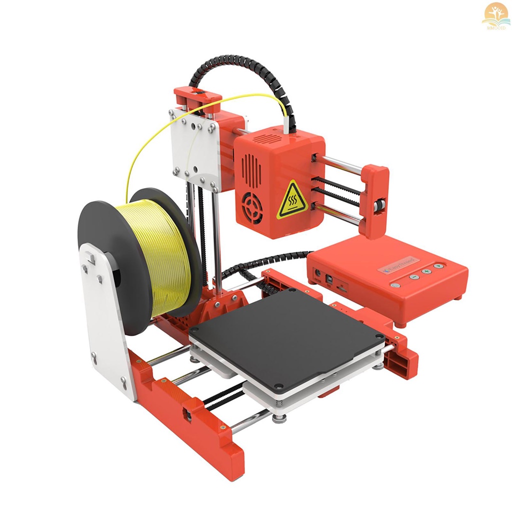 In Stock EasyThreed Mini Desktop Anak 3D Printer 100*100*100mm Cetak Ukuran Presisi Tinggi Pencetakan Bisu Dengan Kartu TF PLA Sample Filament Untuk Anak-Anak Pemula Edukasi Kreativitas