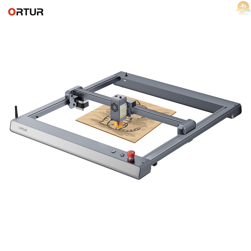 In Stock Ortur Laser Master 3pengukir Laser 10W Modul Laser Ukiran Kecepatan Cepat 400x400mm Area Ukiran Dengan Motherboard Pintar Mendukung Wifi APP Off Work Direct Carve Safe Prote